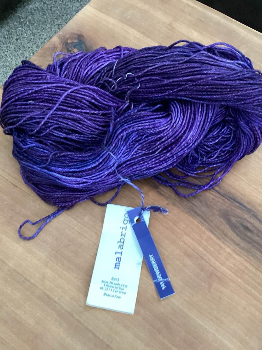 Malabrigo sock yarn